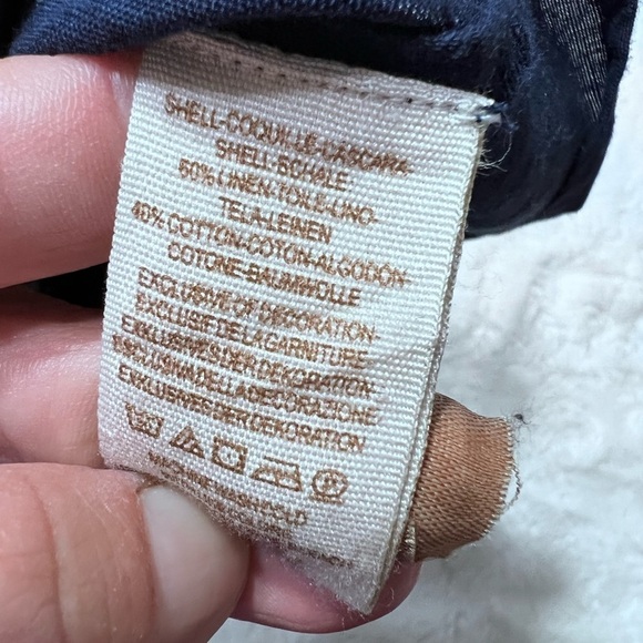 Free People Navy Floral Embroidered Top - Picture 2 of 7